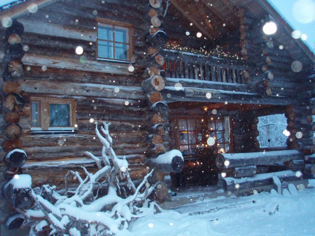 Ylläshilla Cottage Äkäslompolo Camera foto